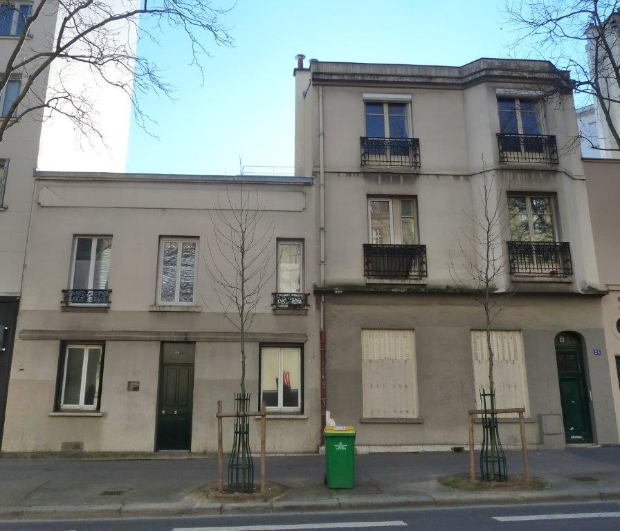 PARIS 20E - GAMBETTA - STUDIO - 29 M² - Plein sud  côté jardin